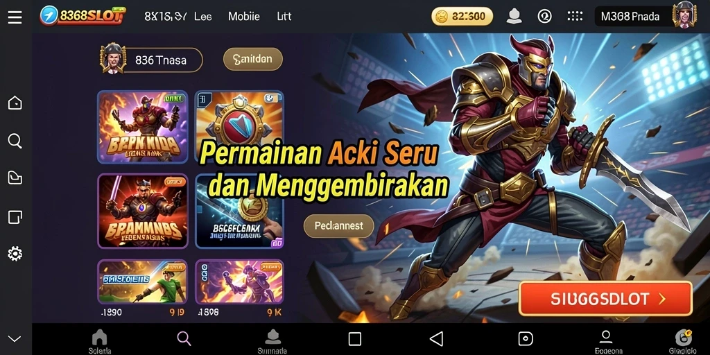 Tampilan gameplay menarik dari 8368SLOT yang penuh aksi.
