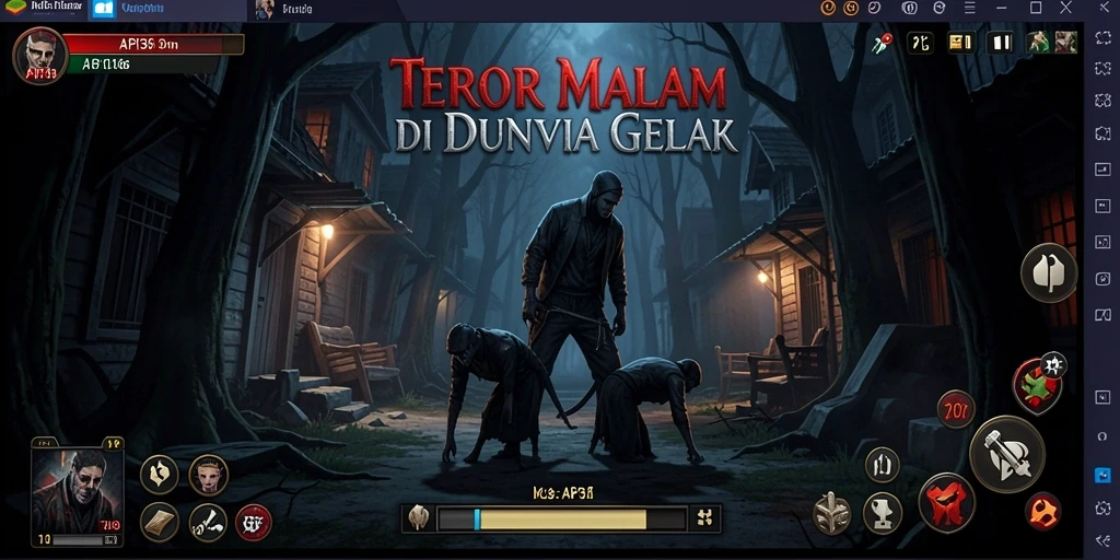 Screenshot gameplay API36 menampilkan ketegangan dan kengerian yang menanti.