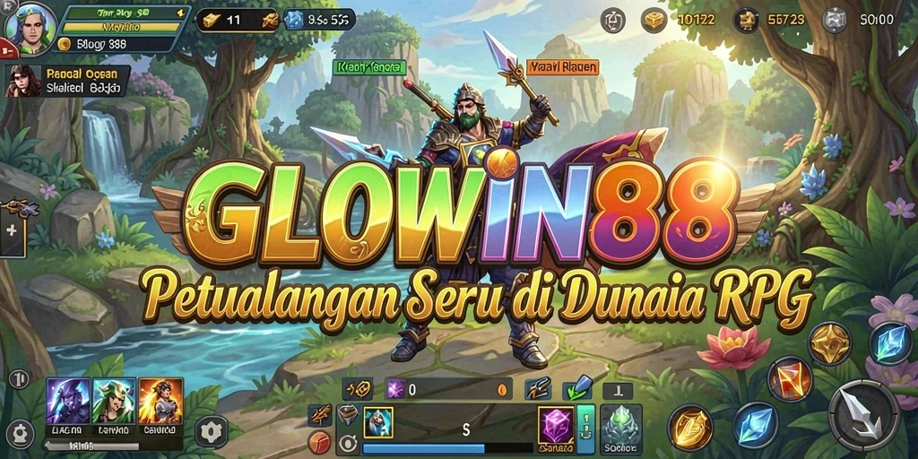 Gameplay GLOWIN88 dengan aksi pertarungan seru dan grafis menawan.