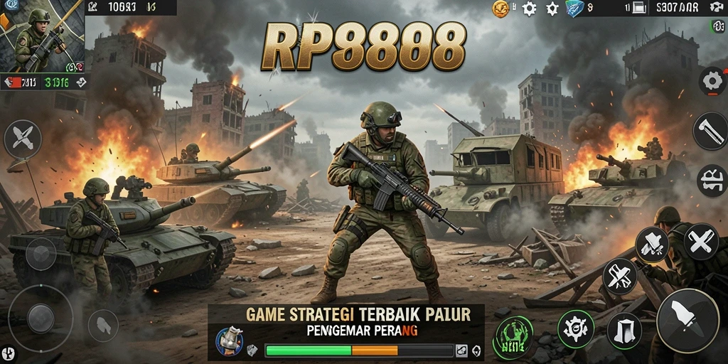 Tampilan gameplay RP8888 yang seru dan penuh strategi.